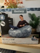 Fotel dmuchany do domu do ogrodu dzieci