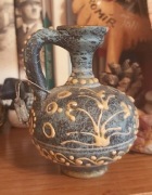Pamiątka z Grecji. Piękny dzban antyczny. Ceramika grecka. XXw. Keramos.