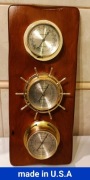 STACJA POGODY BAROMETR HIGROMETR TERMOMETR SPRINGFIELD INSTRUMENT Co USA