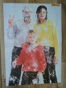 Michael Jackson /  Hasselhoff  (plakat A3 z czasopisma Pop Rocky)