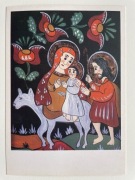 "UCIECZKA DO EGIPTU" EWELINA PĘKSOWA pocztówka