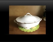 Waza z pokrywką do serwowania - terryna; porcelana Rosenthal Selb Bavaria.