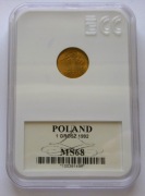 GK. 1 GROSZ 1992 R GCN GRADING MS68! RZADKOŚĆ