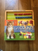 Książeczka dla dzieci z liczydłem po angielsku Let's Count
