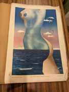 Lucjan MIANOWSKI (1933-2009), Akt na tle morza, 1974, litografia barwna