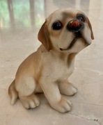 Figurka labradora szczeniaczka z kompozytu,śliczna