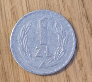 1 zł 1974 rok stan jak na zdjęciu.