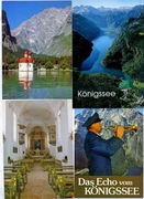Pocztówki z Königssee   Austria  4szt