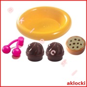 LEGO 15470 BABECZKA + 98138pb014 CIASTKO + 6256 TALERZ + 18660 WIŚNIA