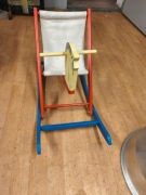 Zabawki drewniane starej daty dla dziecka 4 szt