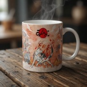 Okami gra prezent dla gracza geeka kubek ceramiczny gadzet