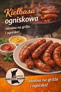 KIEŁBASA na grill ognisko kulig 100% mięsa 