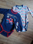 Zestaw dwupak body na niemowlaka na 68