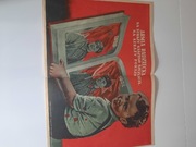 ZESTAW 9 SZT ORGINALNYCH PLAKATÓW PROPAGANDY PRL NA ORGINALNYM  PAPIERZE!!!