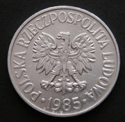Polska 50 groszy 1985