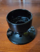 Świecznik czarny duralex