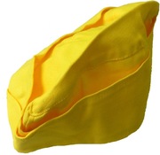 Furażerka męska bawełniana żółta, podwójny otok  – 14sztuk 