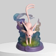 Figurka Sylveon Pokémon Figure Fairy Ribbon Display Collectible