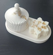 Komplet z gipsu polimerowego 