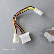 Przejściówka molex do molex i 2 PIN FAN / wentylator zasilanie nowy Adapter