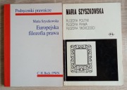2x M. SZYSZKOWSKA - FILOZOFIA PRAWA + FILOZOFIA POLITYKI, PRAWA, TWÓRCZOŚCI