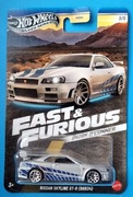 Hot Wheels NISSAN SKYLINE GT-R [BNR34] Fast Furious Brian