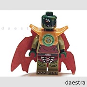 LEGO Chima FIGURKA loc023 Crominus 86038 płaszcz 11097 + 98138 naramiennik