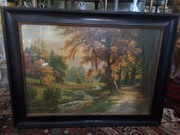 Stary  antyczny obraz