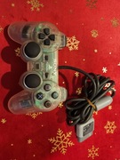 Kontroler pad Playstation 1 PSX crystal przezroczysty