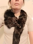 Lis nat- ozdoby szal na klamrę 