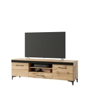 Komoda  RTV Wotan + czarny loft 