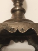 Świeczniki barokowe 1795-1810 Holandia pod okupacją Francuską