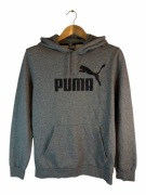 Bluza z kapturem Puma szara duże Logo m L