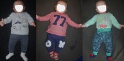 3 Komplety- Dresy rozm.68