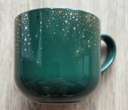 Kubek Starbucks zielony spadające gwiazdy green falling stars 