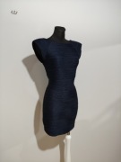 Granatowa teksturowana sukienka bodycon AX Paris nowa rozmiar 38 