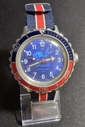 Zegarek Wostok Amfibia automatyczny nurek vintage bezel pasek nato
