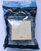 Przycisk dzwonek Simon10 CD1L.01/41 kremowy