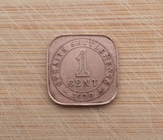 STRAITS Settlements 1 cent 1920