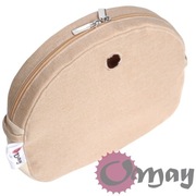 Beżowy organizer do Obag MOON LIGHT len biszkoptowy 2 kieszenie wkład OMAY