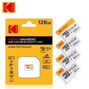 Karta pamięci KODAK 128GB MicroSD SDXC C10 V30 A1 4K PREMIUM Chip 100mb/s