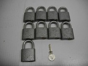 kłódki z systemem 1 klucza .