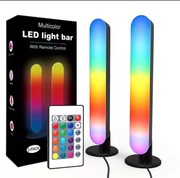 Lampki biurkowe gamingowe dla graczy LED RGB Pilot