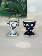 Kieliszek do jajek na nóżce 2 szt ceramika Bolesławiec