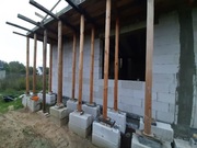 Stemple budowlane drewniane