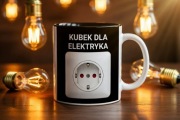 Prezent dla elektryka smieszny kubek dla zlotej raczki taty wujka elektryk