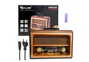 Nowe RADIO KUCHENNE BLUETOOTH PRZENOSNE RETRO ANTENA FM USB SD AKUMULATOR