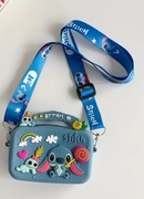 Gumowa torebka Stitch – na smyczy lub do ręki, niebieska lub różowa Disney