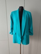 Marynarka w kolorze morskim z włoskiej marki New Collection.