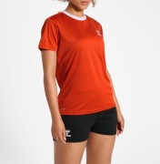 T-shirt Koszulka Sportowa Hummel Pomarańczowy Sportowy S 36